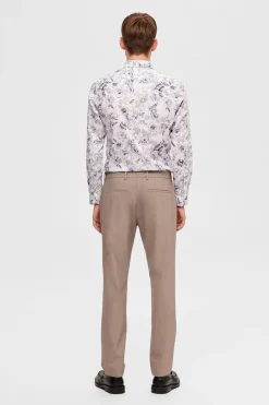 Selected Pantalón formal slim fit. Beige Clearance