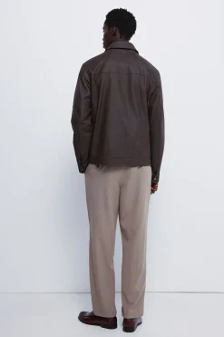 Springfield Pantalón jogger fluido nude