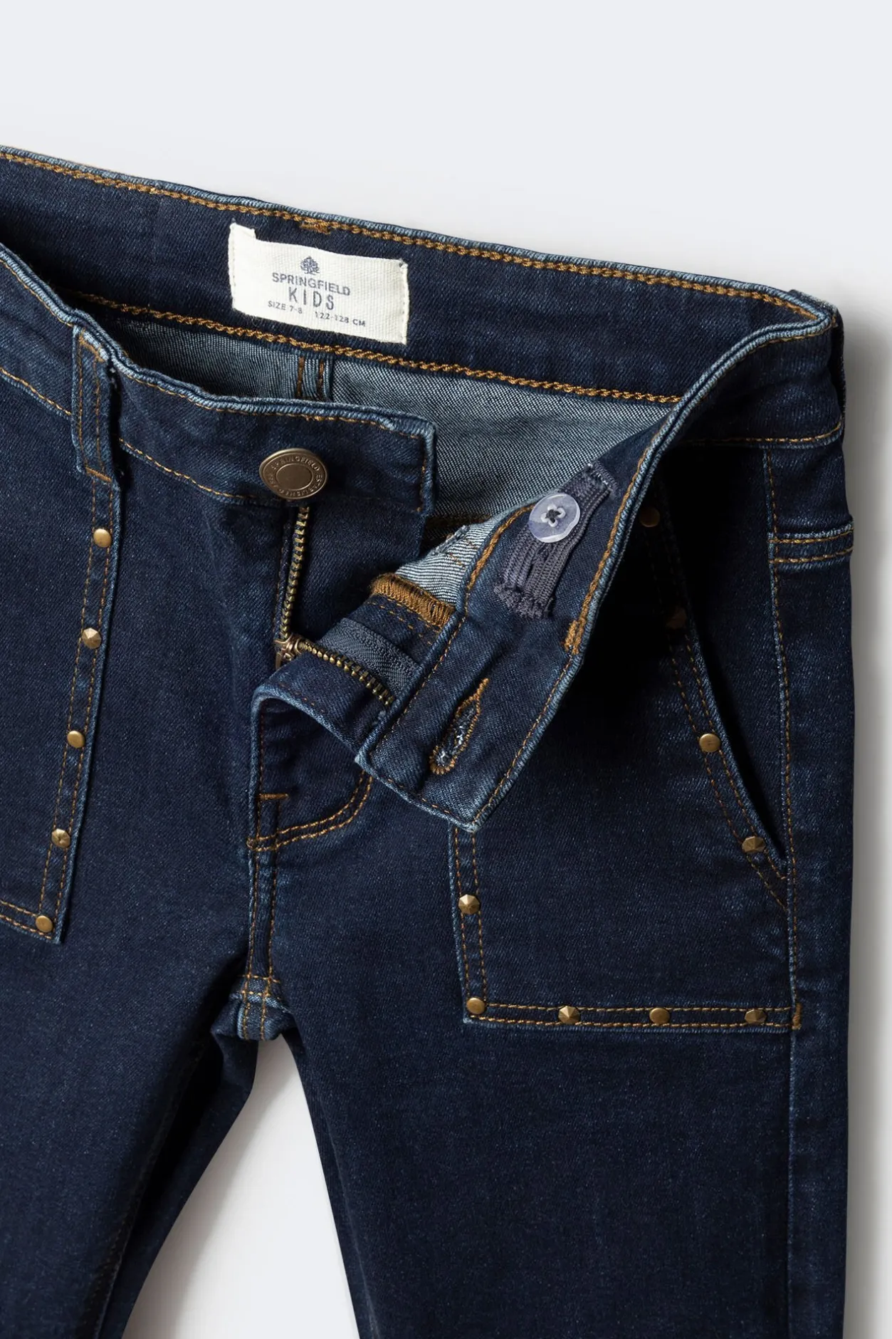 Springfield Kids Pantalón Kick flare Tachas niña azul Discount