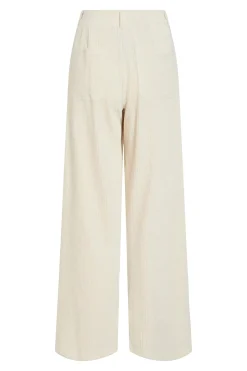 Vila Pantalón largo de pana Beige Discount