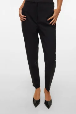 Vero Moda Pantalón largo de vestir Negro Sale