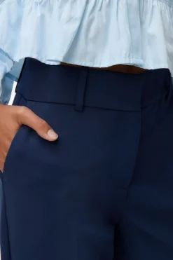 Vero Moda Pantalón largo de vestir Azul marino Hot