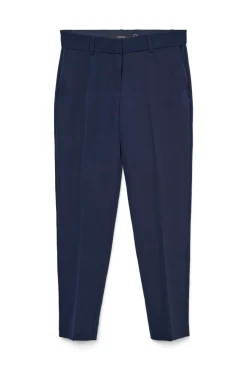 Vero Moda Pantalón largo de vestir Azul marino Hot