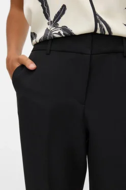 Vero Moda Pantalón largo de vestir Negro Sale