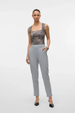 Vero Moda Pantalón largo de vestir Gris Discount
