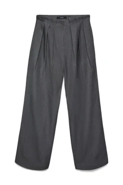 Vero Moda Pantalón largo de vestir Gris oscuro