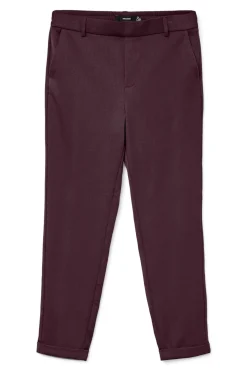 Vero Moda Pantalón largo recto Morado Outlet