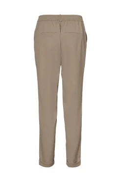 Vero Moda Pantalón largo recto de mujer Marr&oacute;n Best