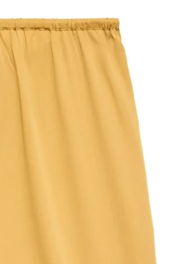 Vero Moda Pantalón largo satinado Amarillo Discount