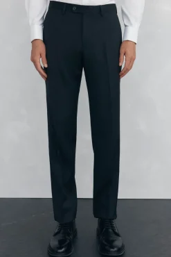 Pedro del Hierro Pantalón liso tailored bi-stretch Gris Hot