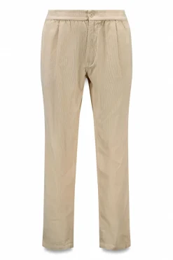 OOTO Pantalón pana con gomas Beige Discount