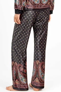 Gisela Pantalón pijama terciopelo blanco