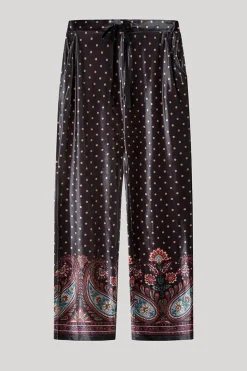 Gisela Pantalón pijama terciopelo blanco