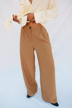 Cortefiel Pantalón pinzas Beige Online