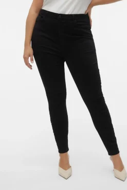 Vero Moda Curve Pantalón pitillo talla grande Negro Clearance