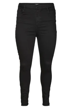 Vero Moda Curve Pantalón pitillo talla grande Negro Clearance