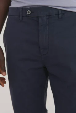 Pedro del Hierro Pantalón premium chino ligero slim fit Azul Outlet