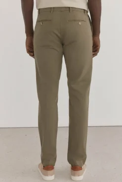 Pedro del Hierro Pantalón premium chino ligero slim fit Verde Sale