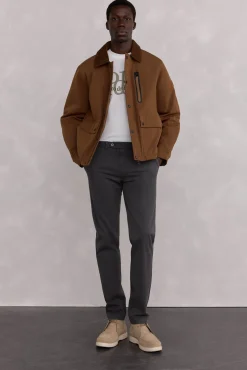 Pedro del Hierro Pantalón premium chino slim fit Gris Best