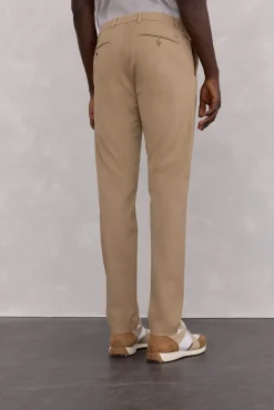 Pedro del Hierro Pantalón premium chino slim fit Beige