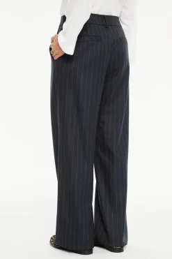 System Action Pantalón raya diplomática azul Hot