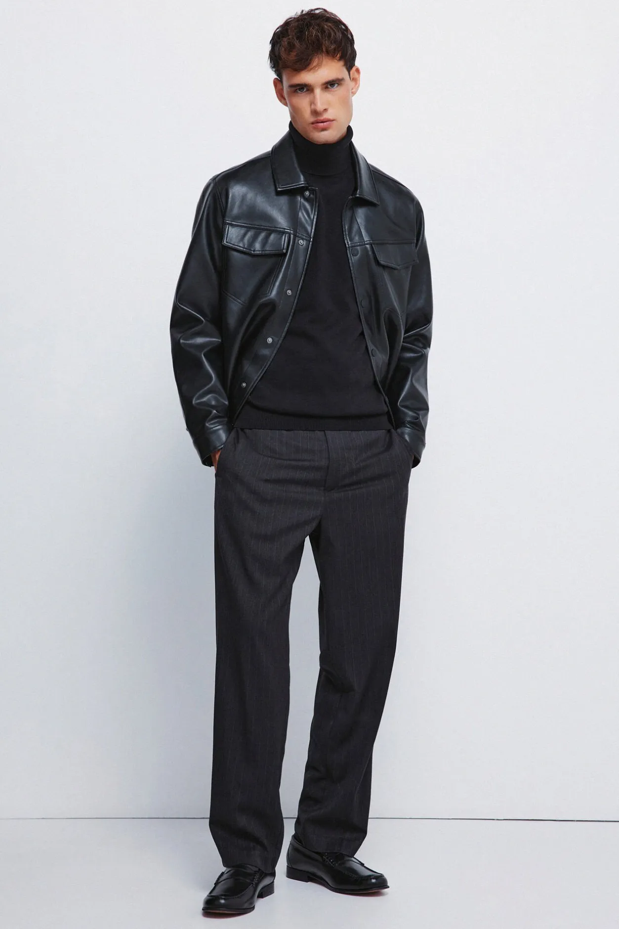 Springfield Pantalón rayas straight fit gris Discount