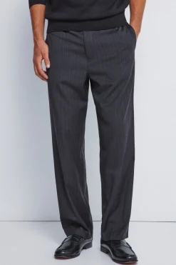 Springfield Pantalón rayas straight fit gris Discount