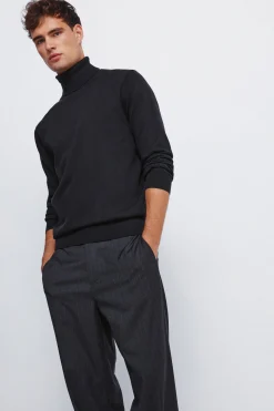 Springfield Pantalón rayas straight fit gris Discount