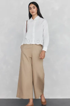 Pedro del Hierro Pantalón recto Beige Best
