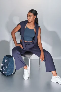 Dash and Stars Pantalón recto ancho oscuro azul Discount