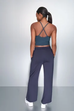 Dash and Stars Pantalón recto ancho oscuro azul Discount