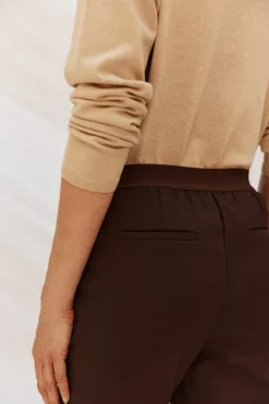 Cortefiel Pantalón recto con goma en la espalda Arena Best