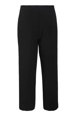 Vero Moda Pantalón recto de mujer de talle alto Negro Clearance