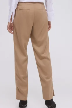 Pedro del Hierro Pantalón recto trabilla Beige Discount