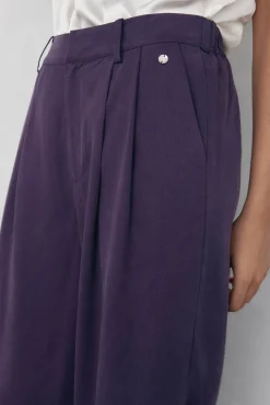 Pedro del Hierro Pantalón recto traje Morado