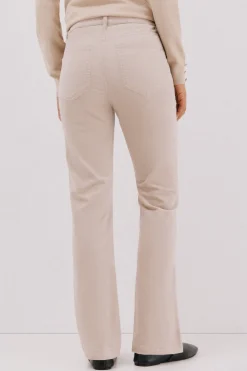 Cortefiel Pantalón sensational velvet Beige