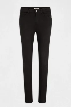 Morgan Pantalón slim talle estándar Negro Clearance