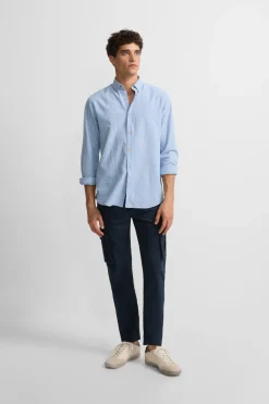 Silbon Pantalón sport cargo casual Azul marino New