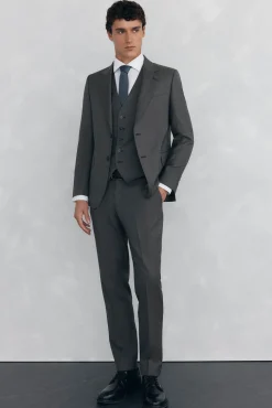 Pedro del Hierro Pantalón tostado slim fit Gris Outlet