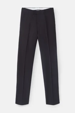 Silbon Pantalón traje clasico espiga Azul marino Sale