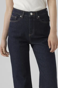 Vero Moda Pantalón vaquero ancho Azul marino Outlet