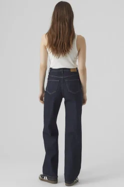 Vero Moda Pantalón vaquero ancho Azul marino Outlet