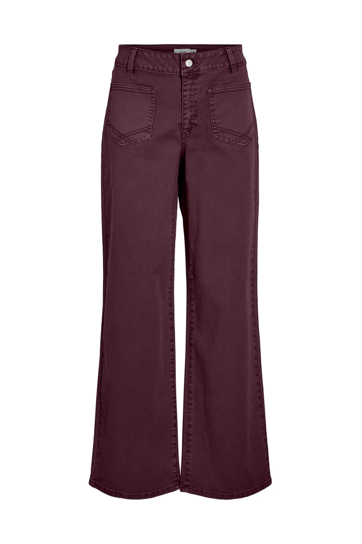 Vila Pantalón vaquero con bolsillos delanteros Morado