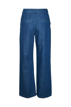Vero Moda Pantalón vaquero de tiro alto Azul marino