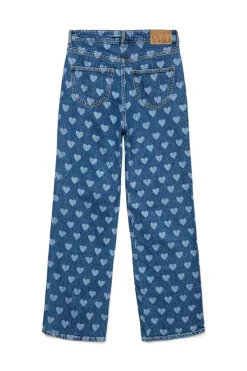 Vero Moda Pantalón vaquero estampado Azul Clearance
