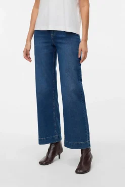 Vero Moda Pantalón vaquero pata ancha Azul marino Clearance