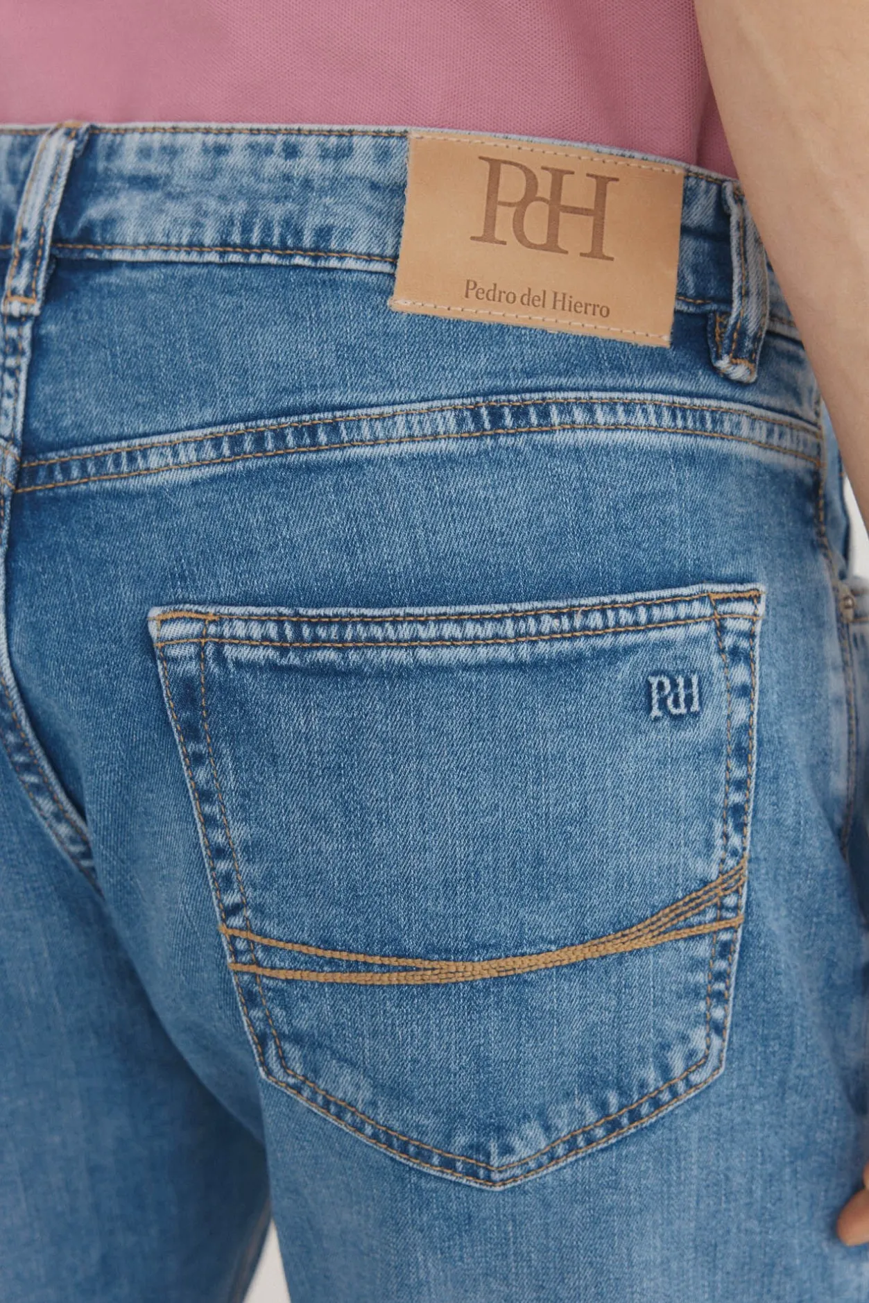 Pedro del Hierro Pantalón vaquero premium flex regular fit Azul Sale