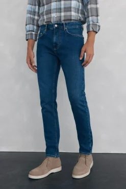Pedro del Hierro Pantalón vaquero premium flex slim fit Azul Hot