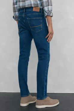 Pedro del Hierro Pantalón vaquero premium flex slim fit Azul Hot