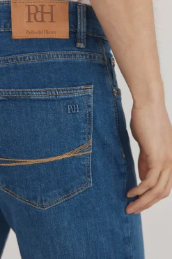 Pedro del Hierro Pantalón vaquero premium flex slim fit Azul Outlet